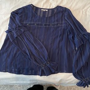 Tularosa Bonnie Blouse - Navy size M